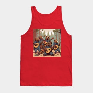 Bear Singing Band Tank Top